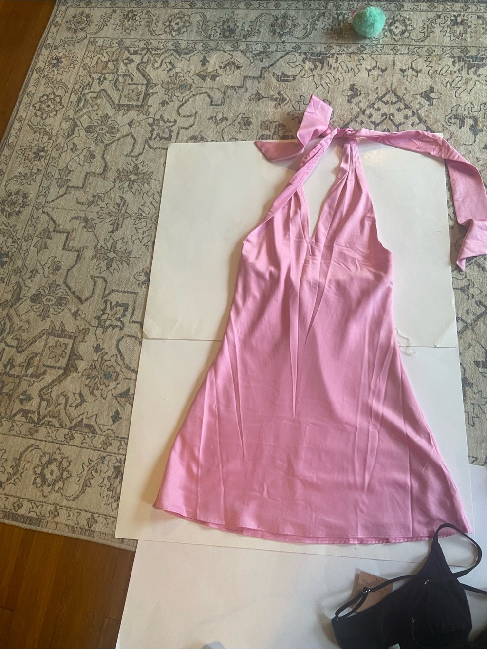 wild fable Pink Halter Slip Dress